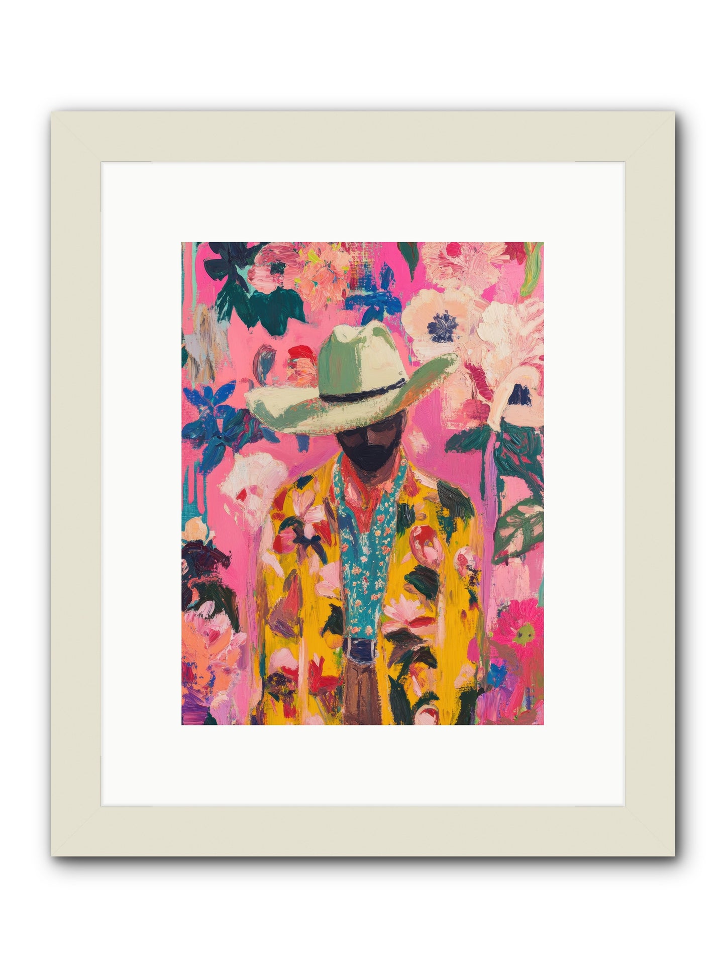 Switchback Trail -- Framed Print - White 9x12