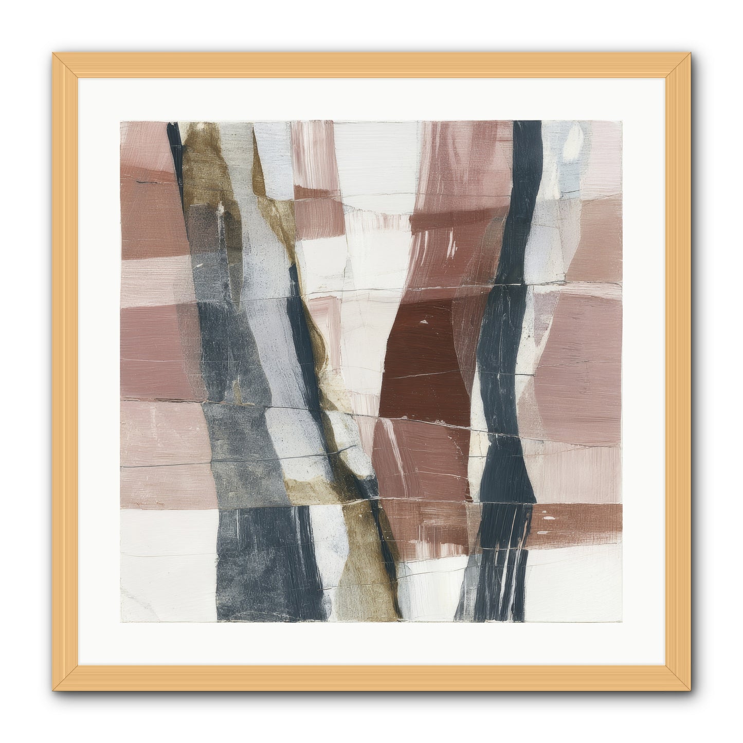 Sylph No.4 -- Framed Print - Natural 24x24