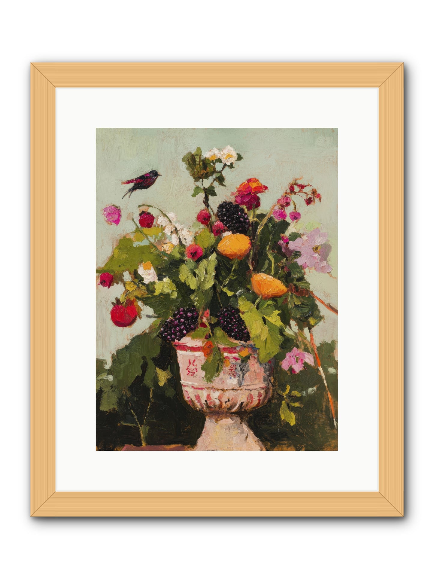 Sylvan Devotion -- Framed Print - Natural 12x16