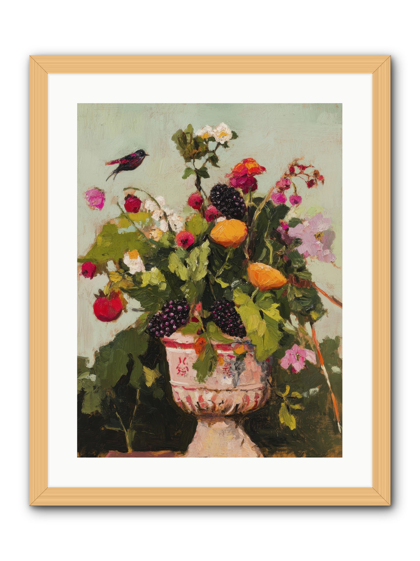 Sylvan Devotion -- Framed Print - Natural 18x24