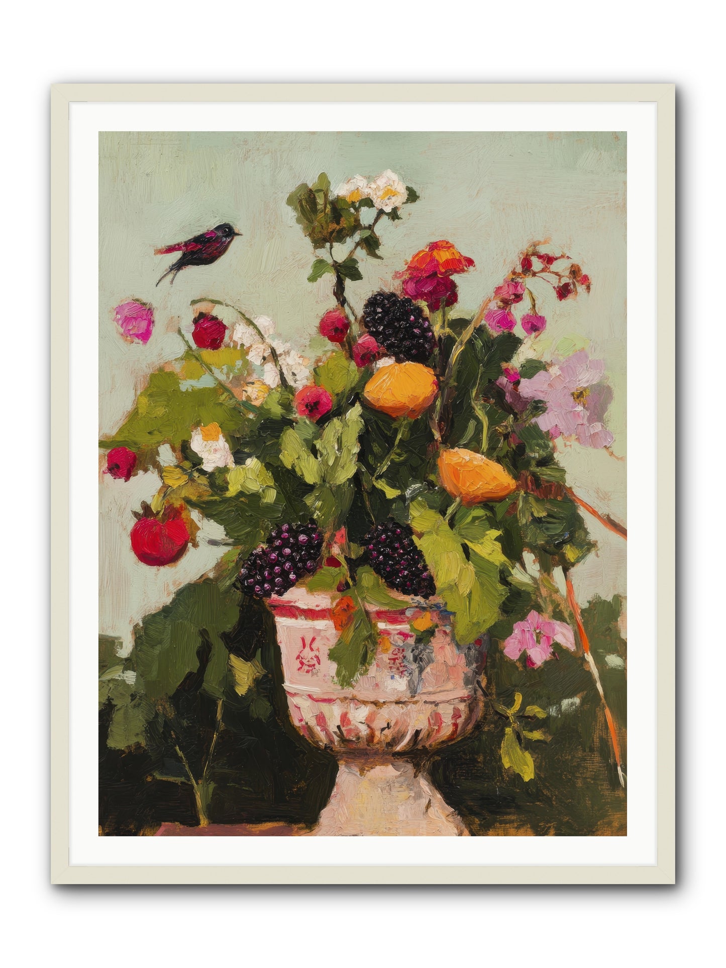 Sylvan Devotion -- Framed Print - White 36x48