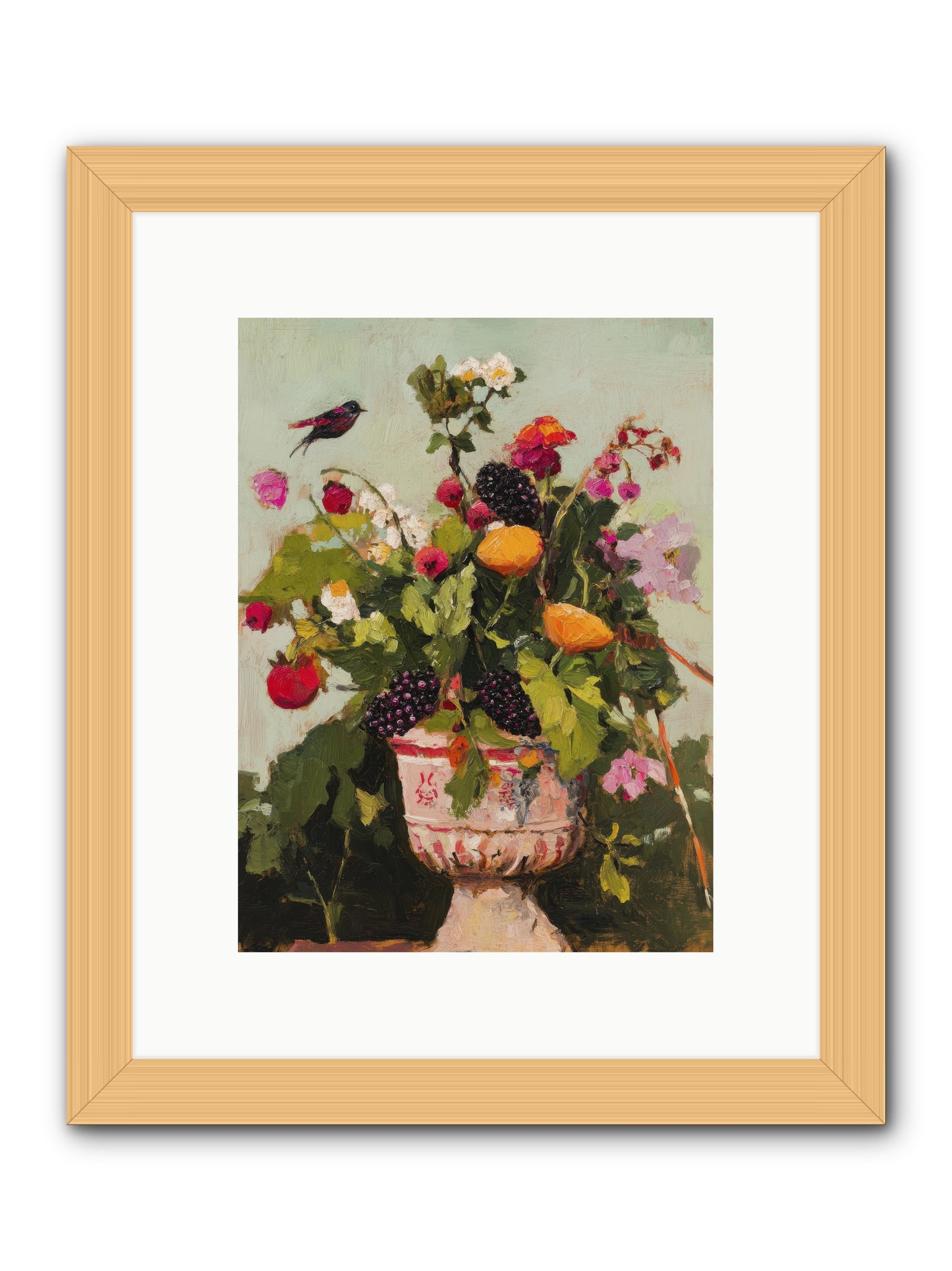 Sylvan Devotion -- Framed Print - Natural 9x12