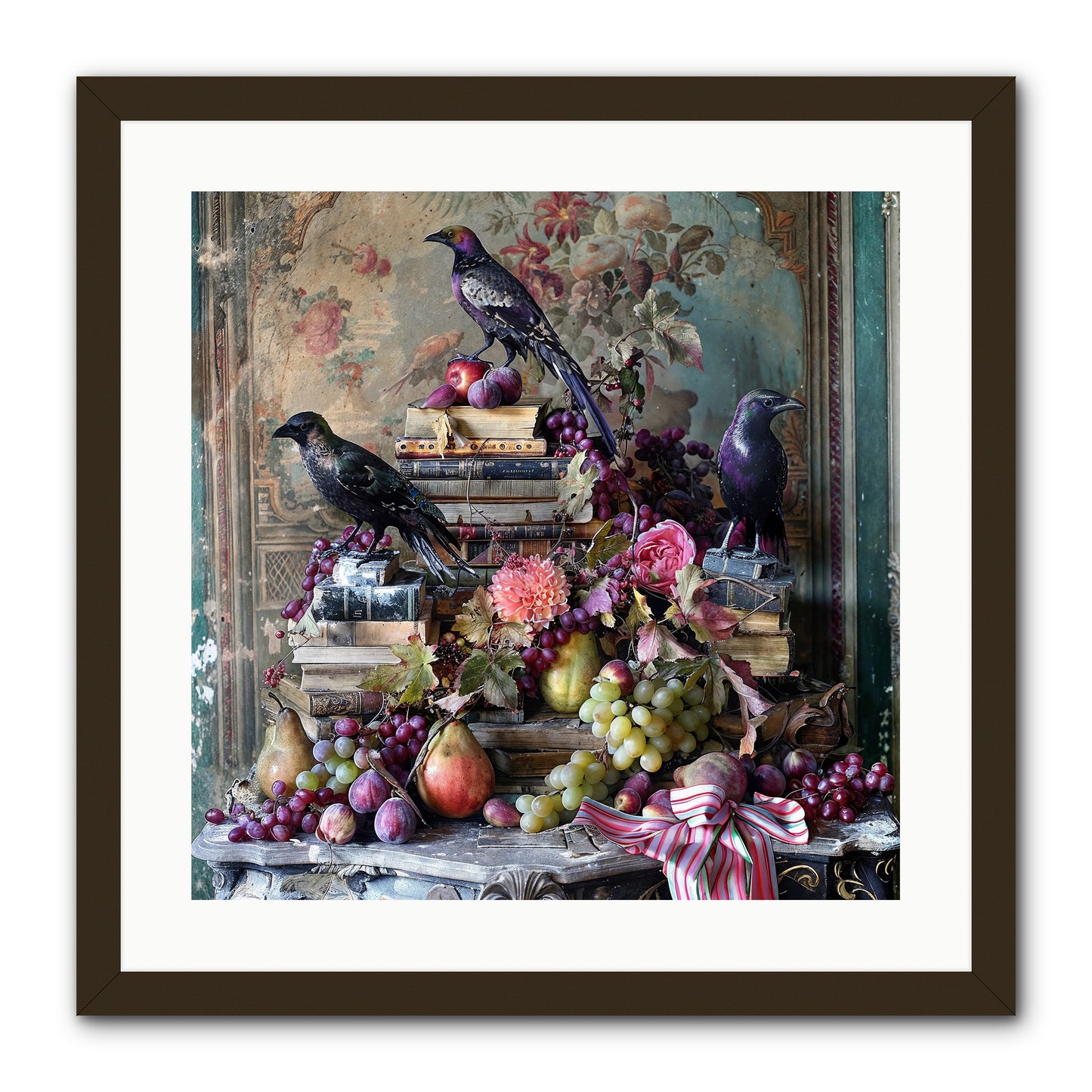 Sylvan Secrets Of Feathered Lore -- Framed Print - Black 20x20