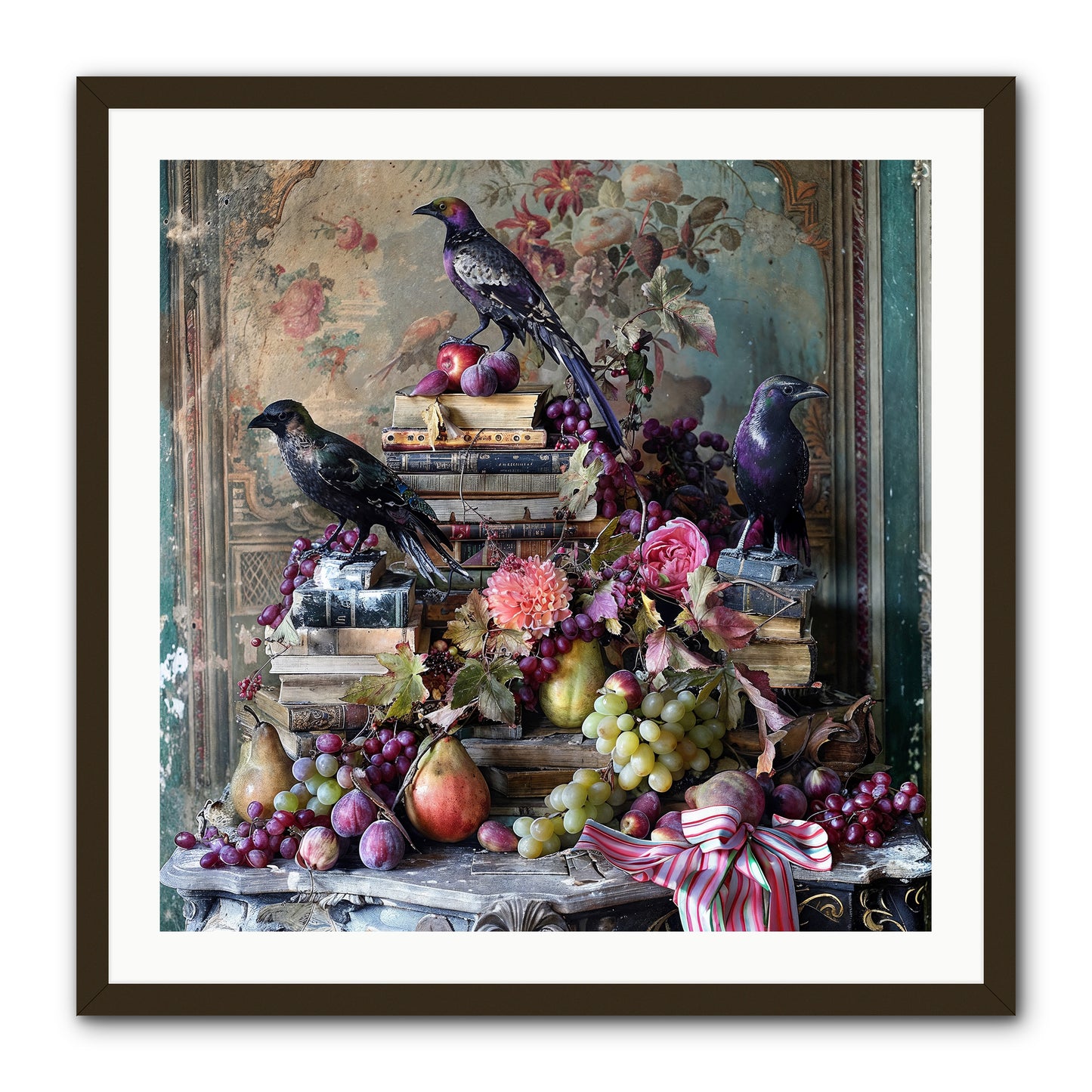 Sylvan Secrets Of Feathered Lore -- Framed Print - Black 30x30