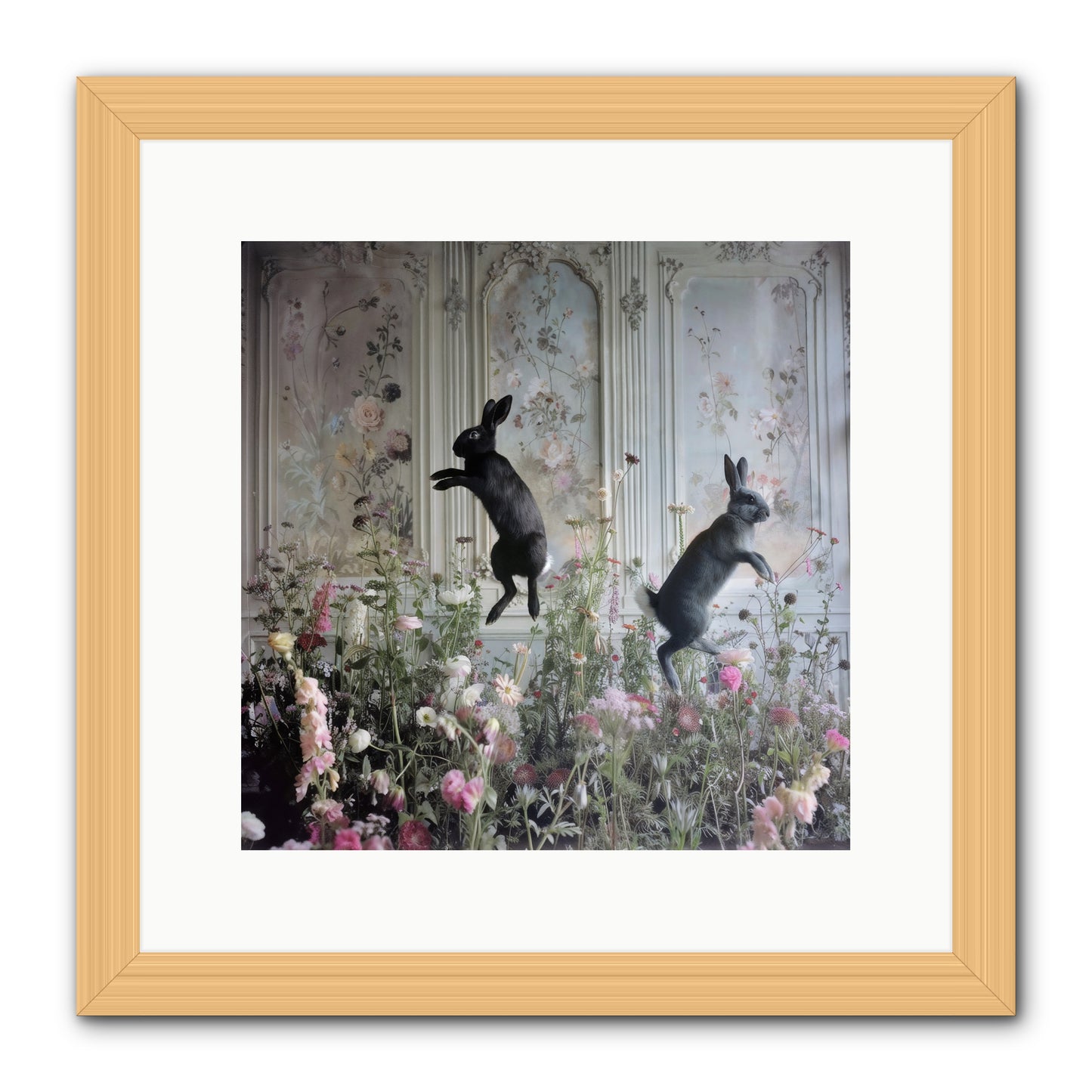 Sylvan Soirée -- Framed Print - Natural 12x12