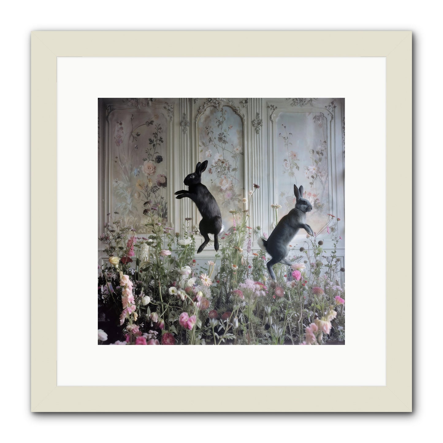 Sylvan Soirée -- Framed Print - White 12x12