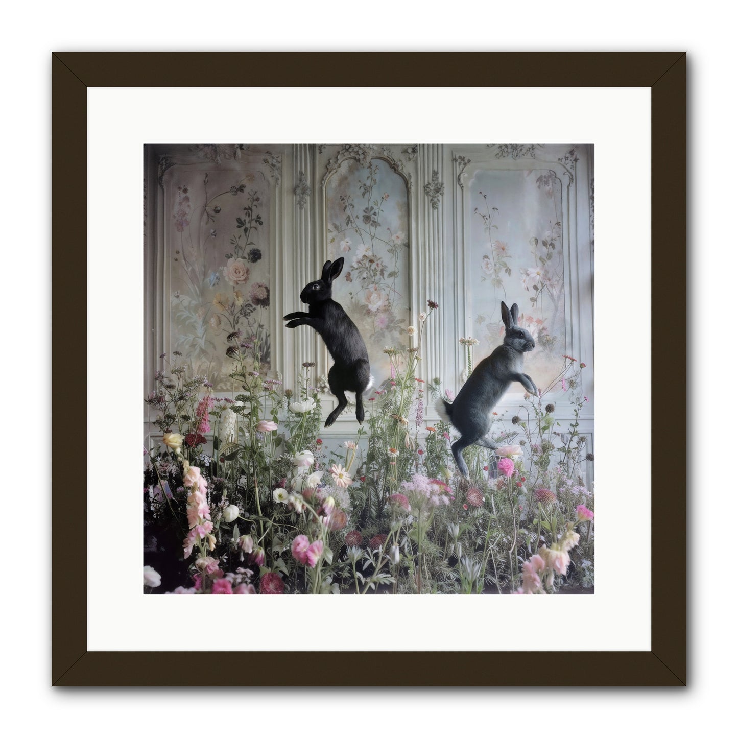 Sylvan Soirée -- Framed Print - Black 16x16