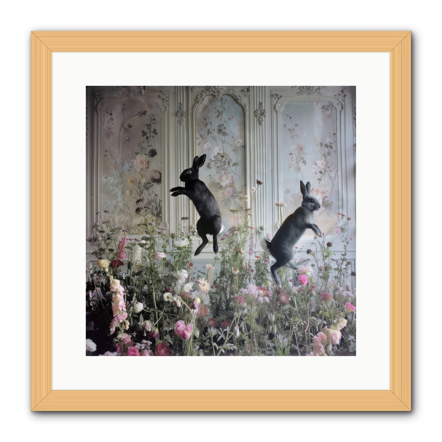 Sylvan Soirée -- Framed Print - Natural 16x16
