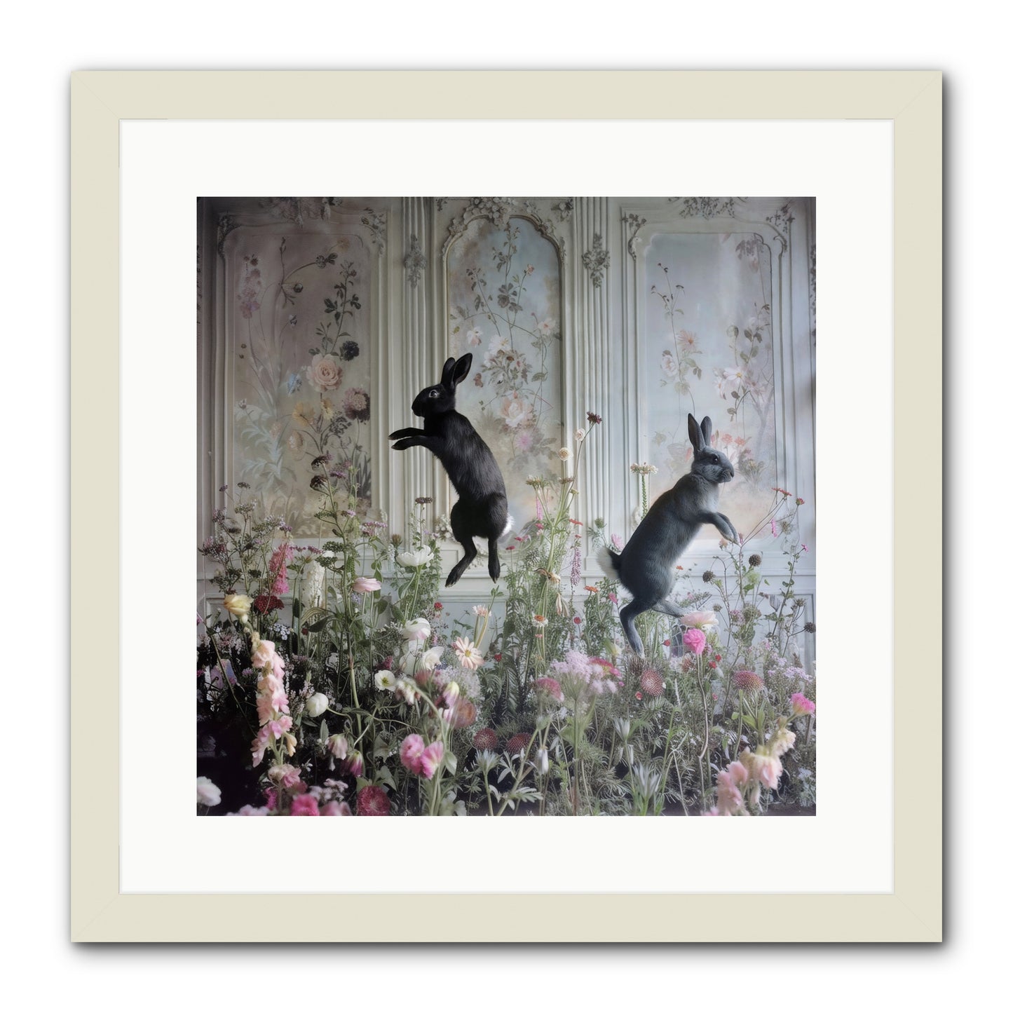 Sylvan Soirée -- Framed Print - White 16x16
