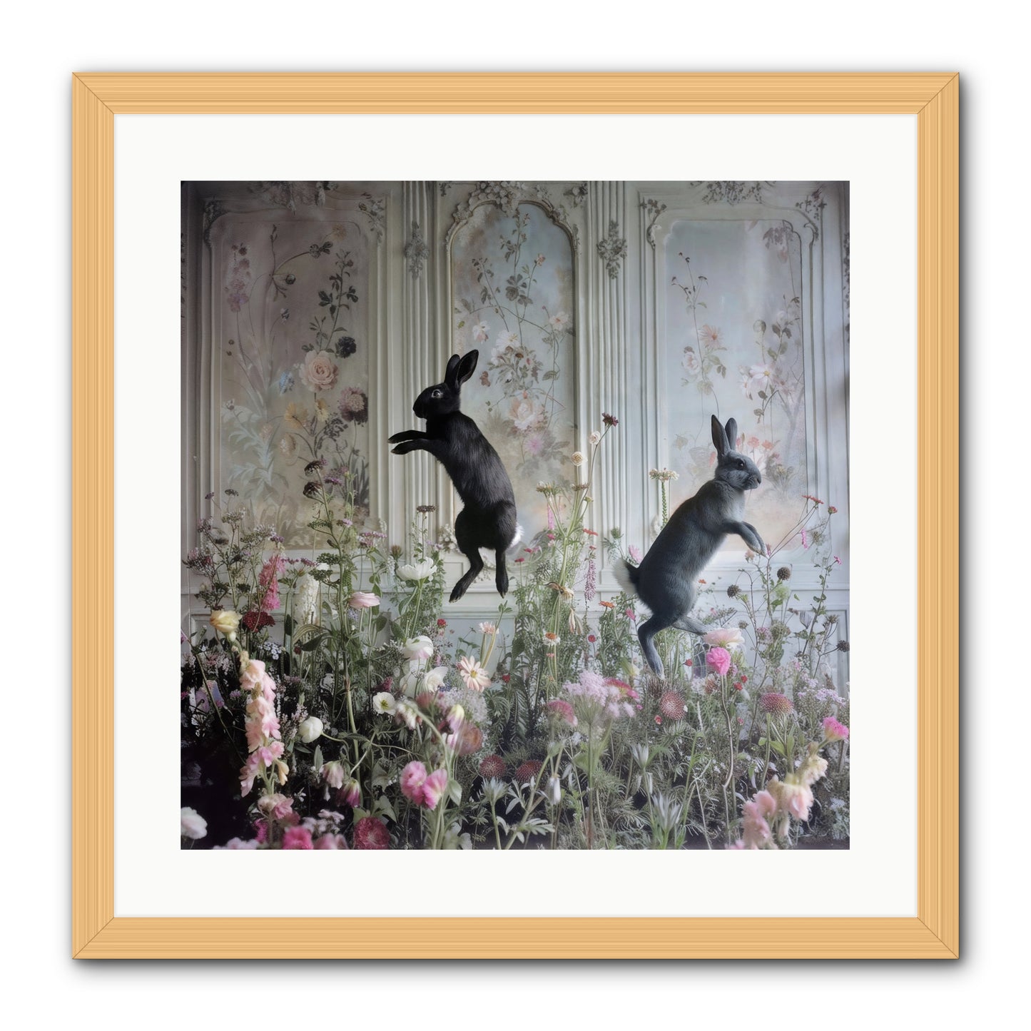 Sylvan Soirée -- Framed Print - Natural 20x20