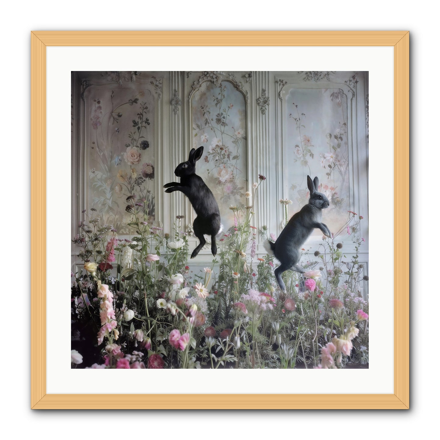Sylvan Soirée -- Framed Print - Natural 24x24