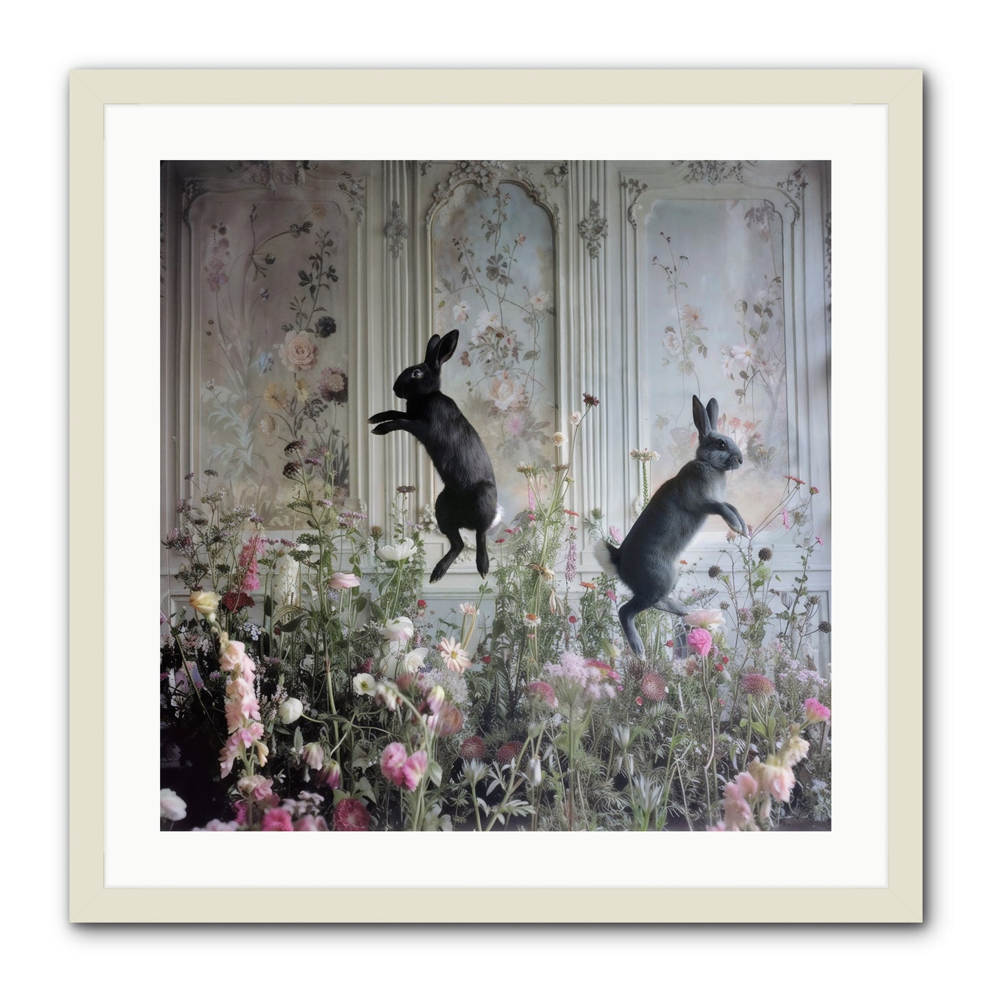 Sylvan Soirée -- Framed Print - White 24x24