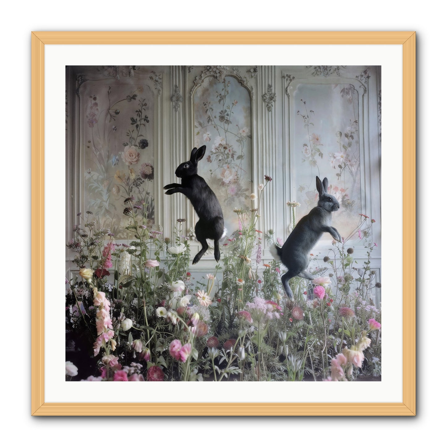 Sylvan Soirée -- Framed Print - Natural 30x30