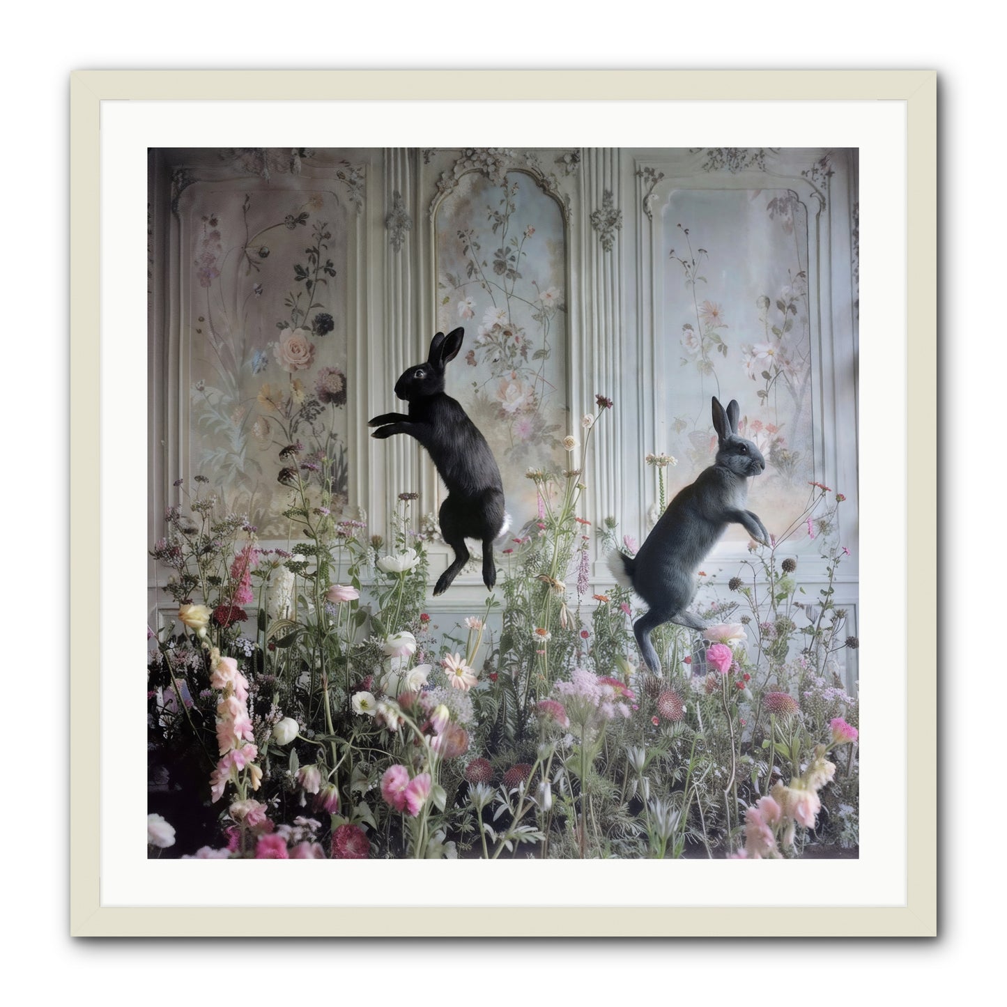 Sylvan Soirée -- Framed Print - White 30x30