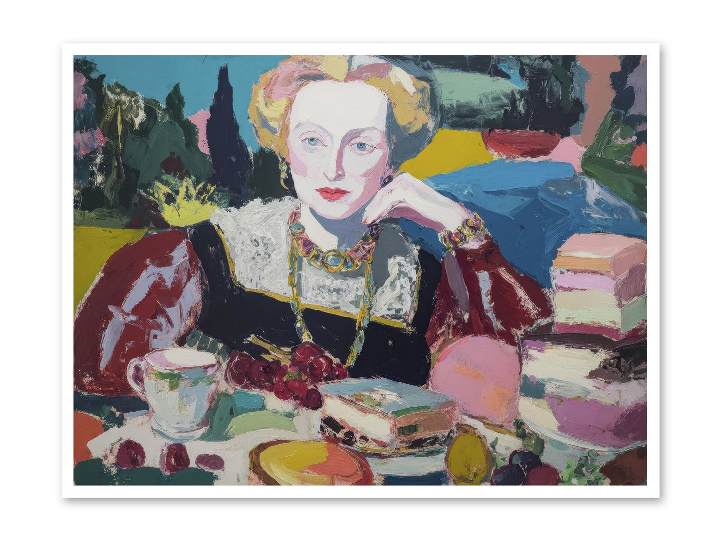 Table of Temptations -- Paper Print 48x36