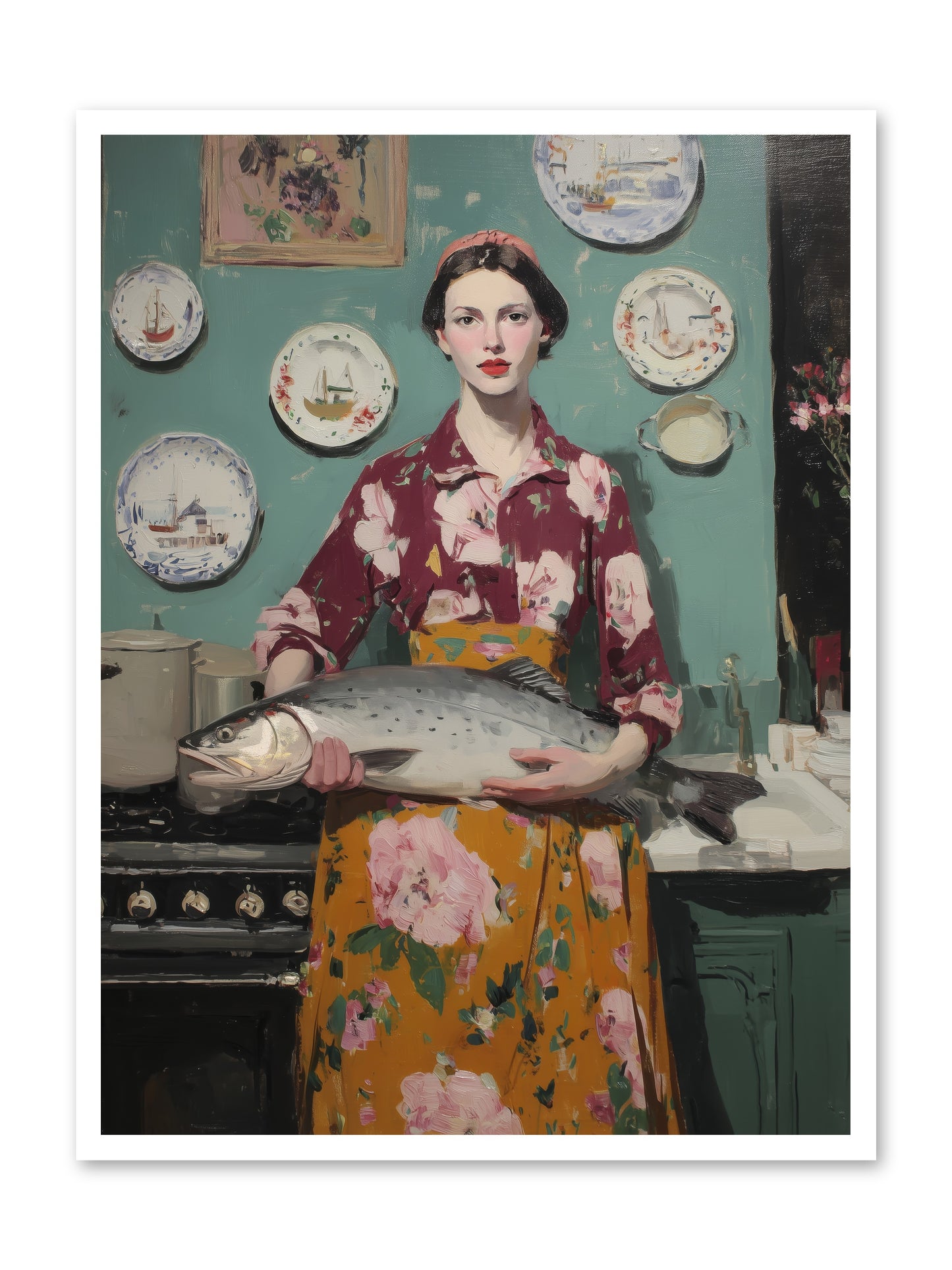 Table's Fate -- Loose Canvas Print 30x40