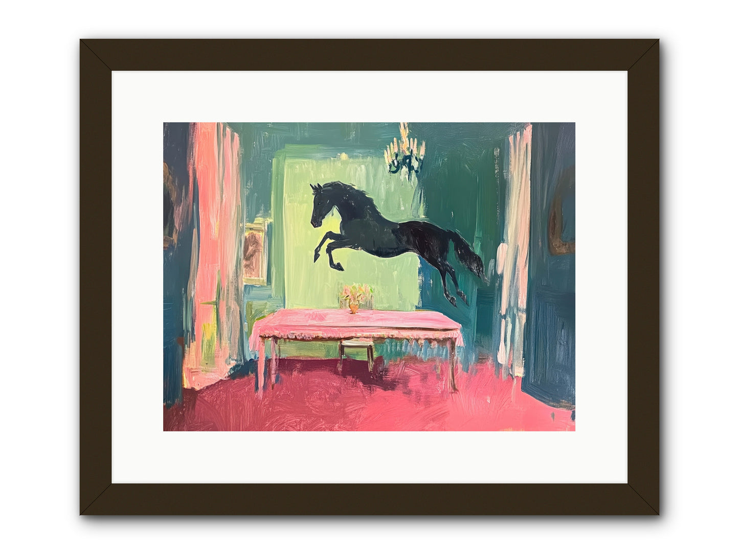 Tack Room Treasure -- Framed Print - Black 16x12