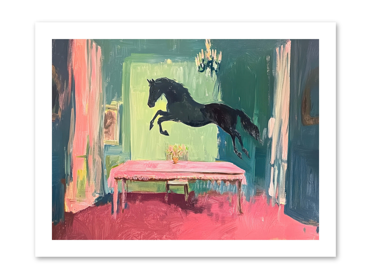 Tack Room Treasure -- Paper Print 16x12