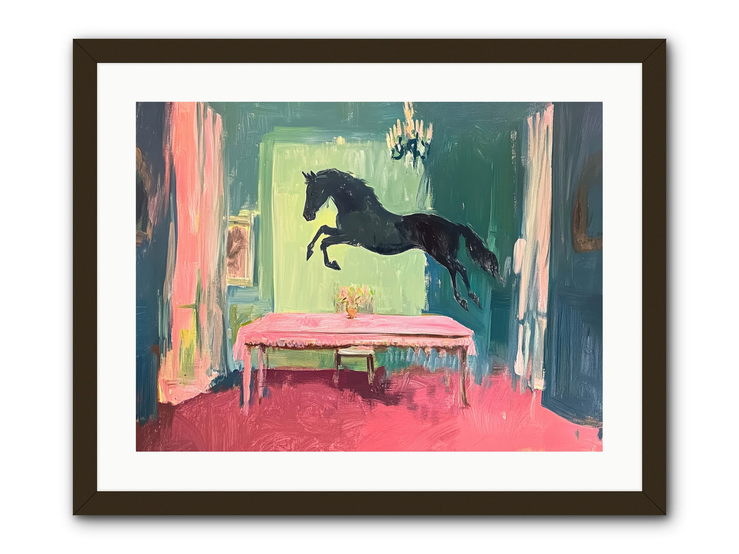 Tack Room Treasure -- Framed Print - Black 24x18
