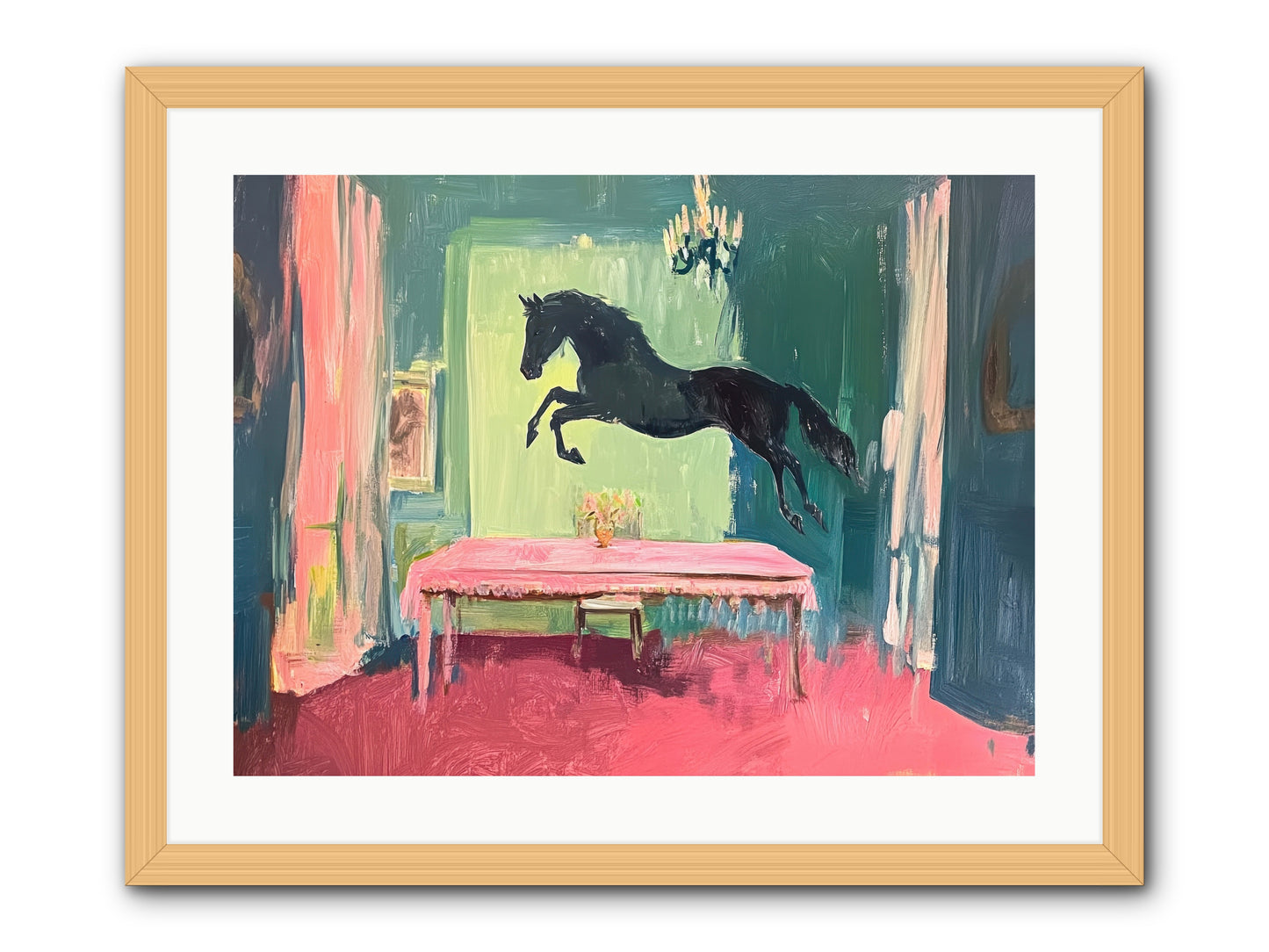Tack Room Treasure -- Framed Print - Natural 24x18