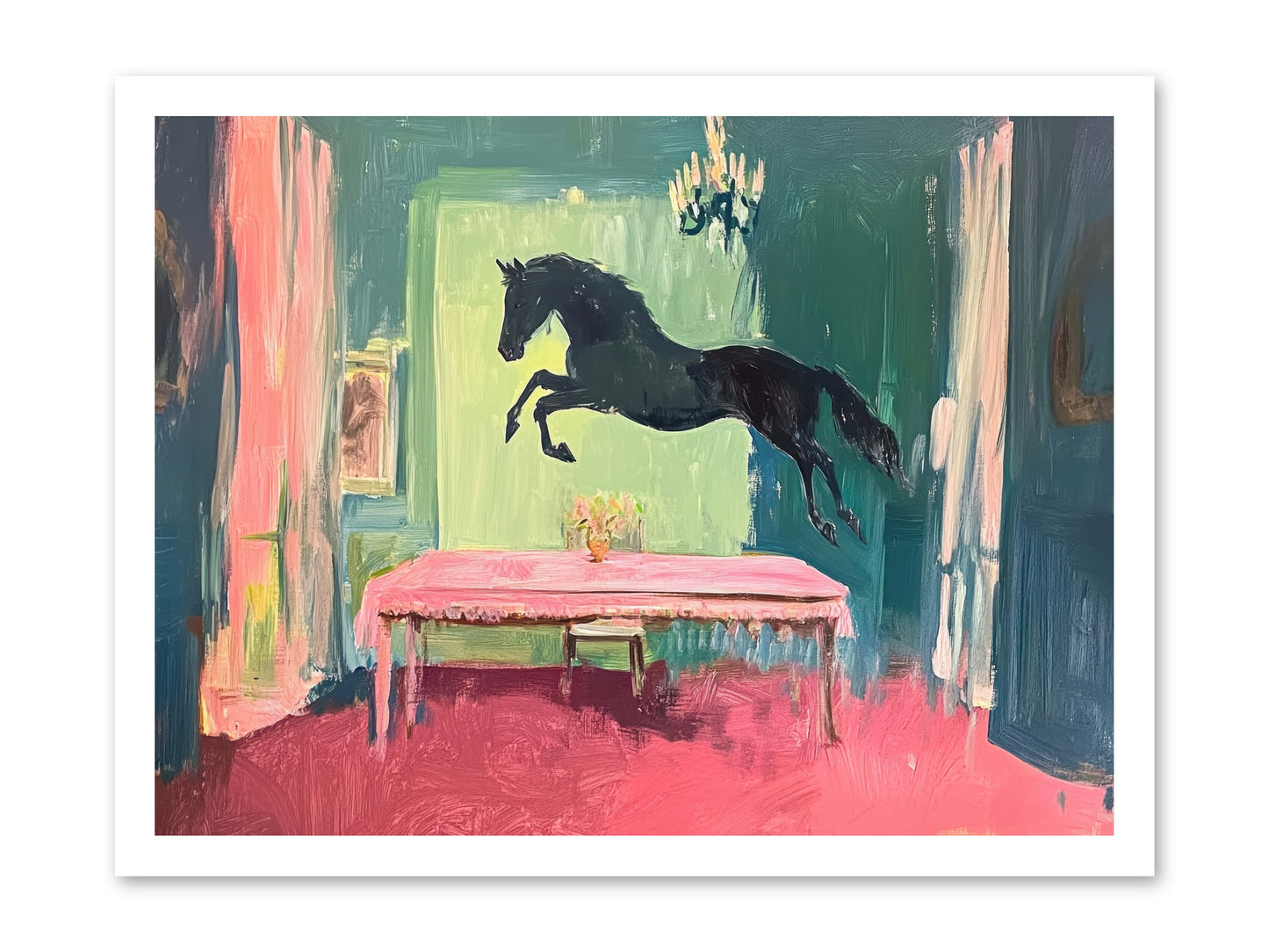 Tack Room Treasure -- Paper Print 24x18