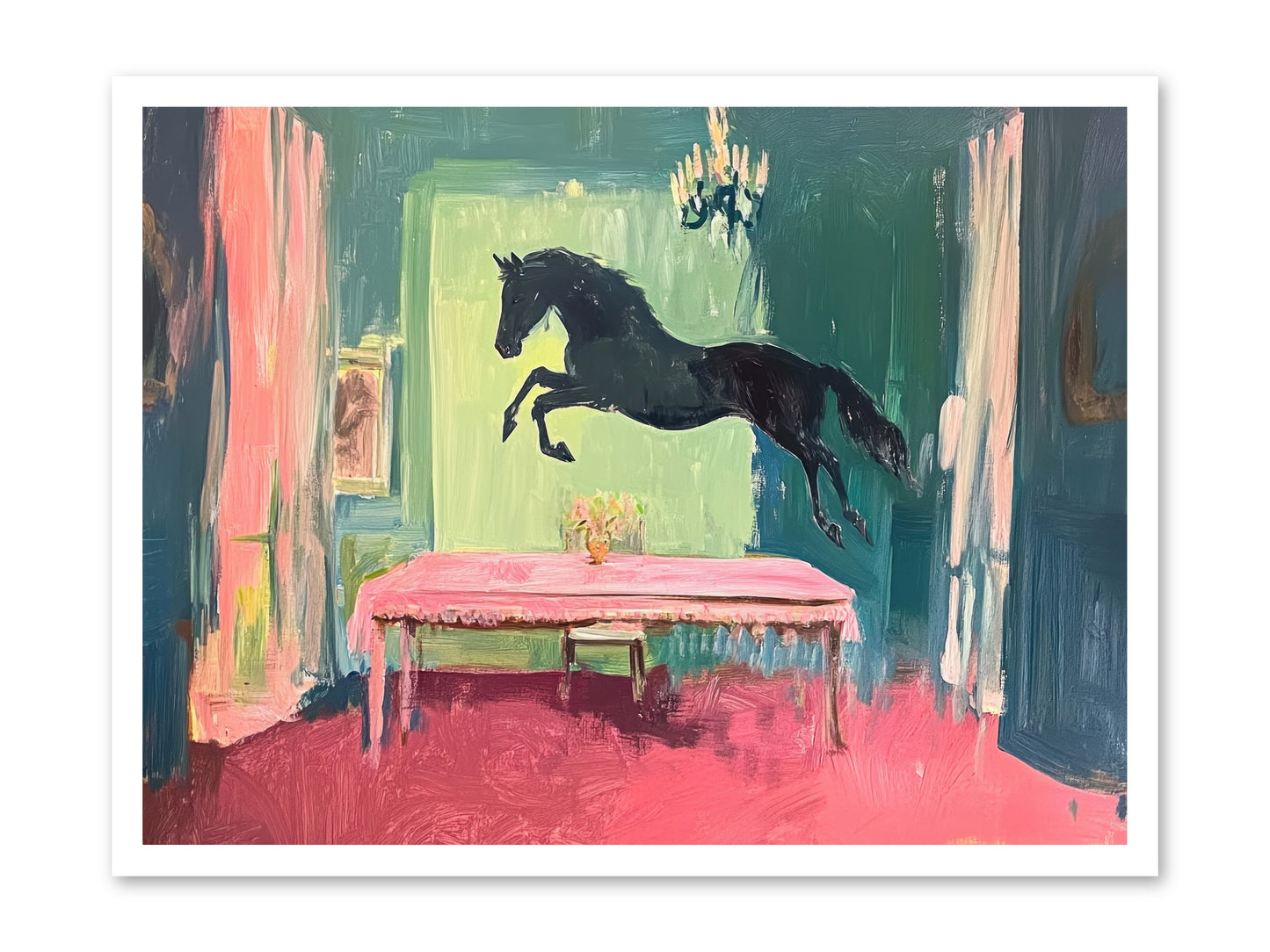 Tack Room Treasure -- Loose Canvas Print 32x24