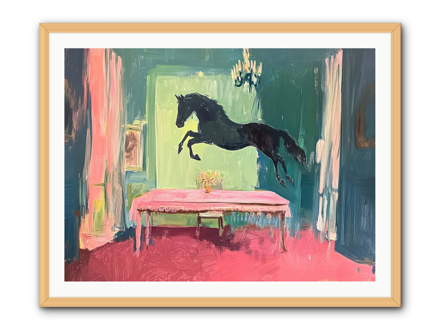 Tack Room Treasure -- Framed Print - Natural 40x30