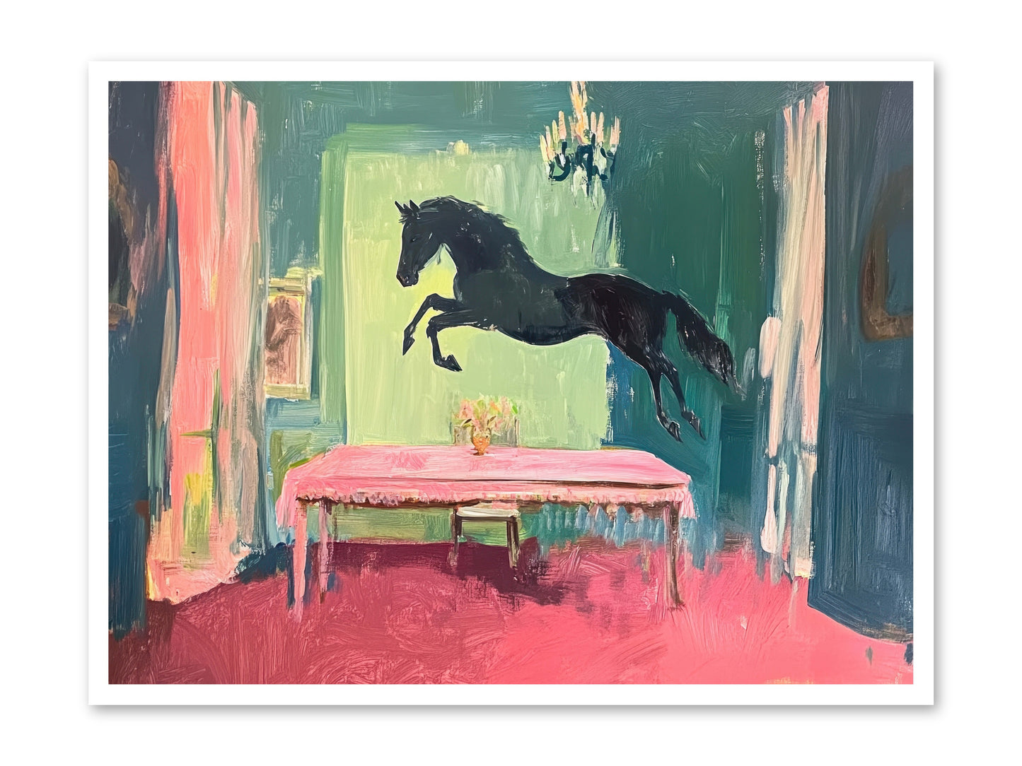 Tack Room Treasure -- Loose Canvas Print 40x30