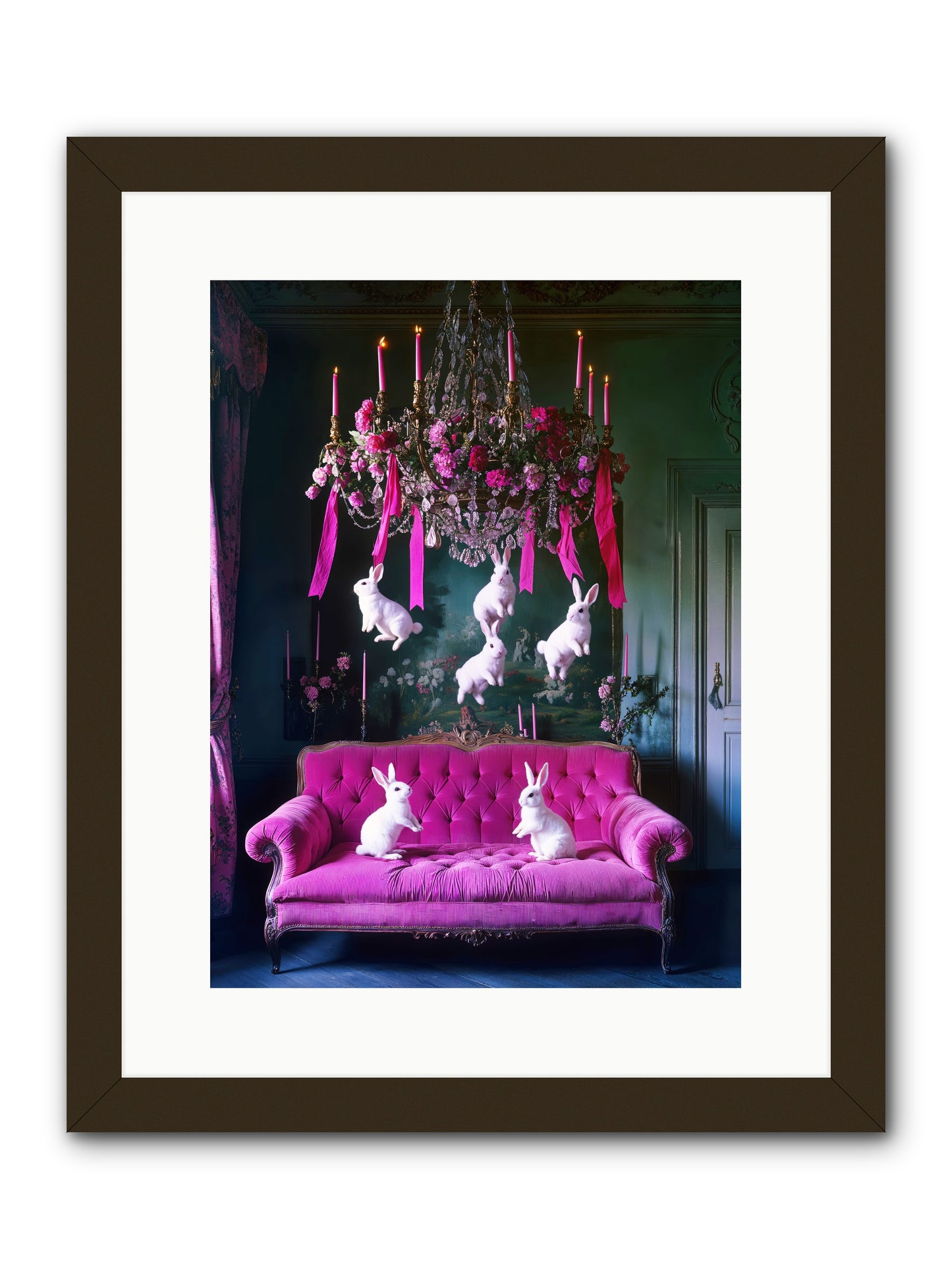 Tales From Looking Glass -- Framed Print - Black 12x16