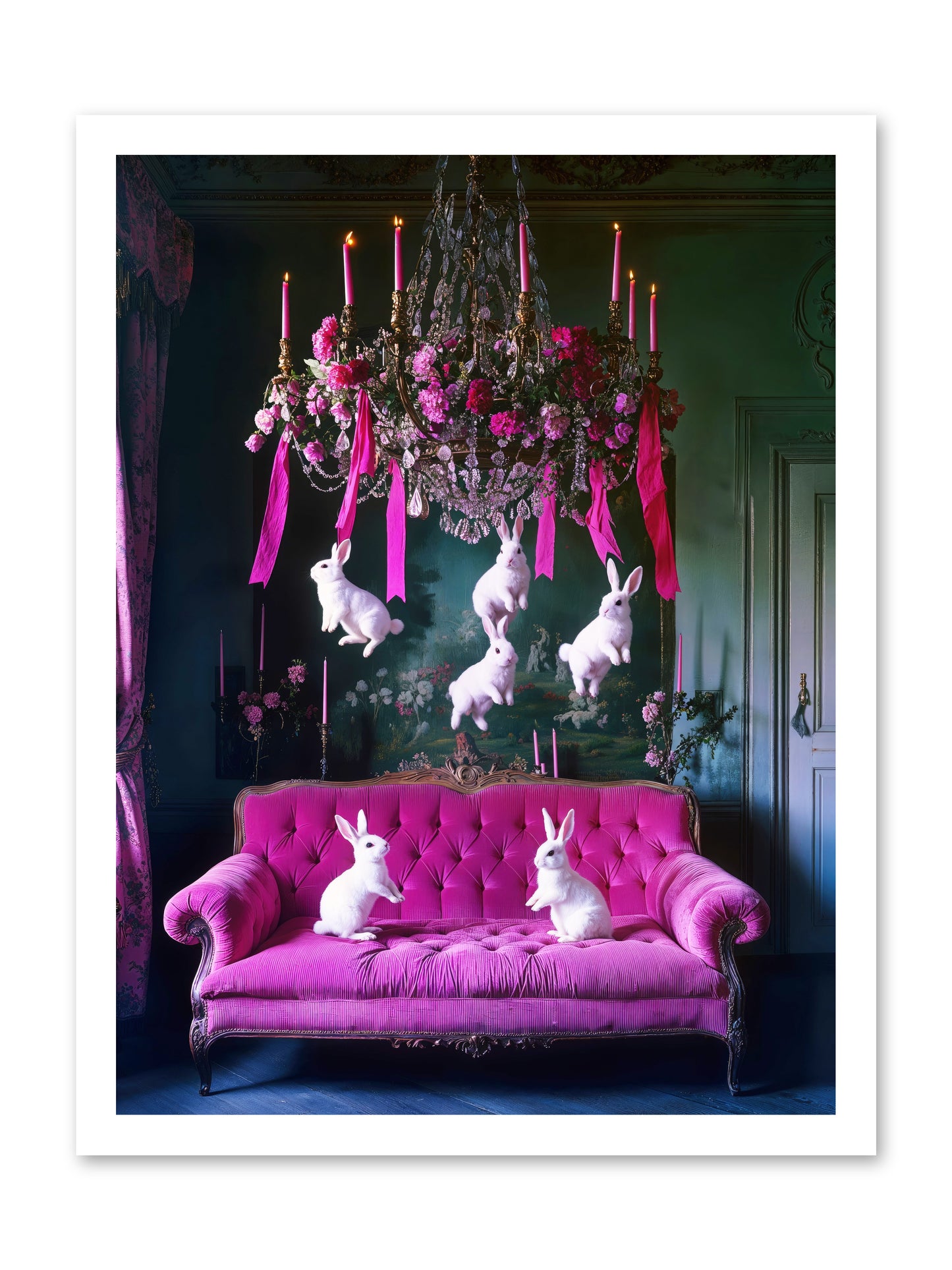 Tales From Looking Glass -- Loose Canvas Print 18x24