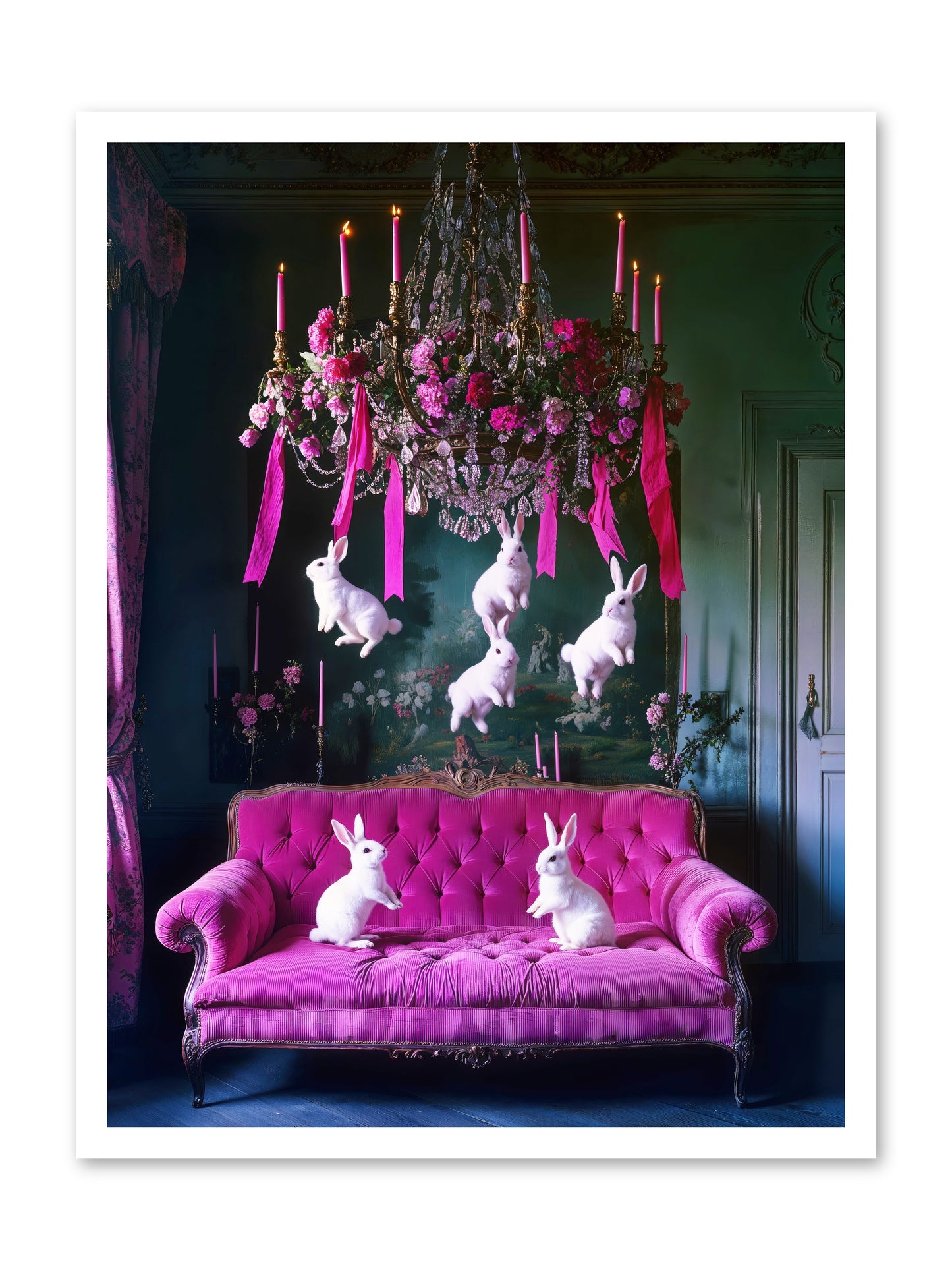Tales From Looking Glass -- Loose Canvas Print 24x32