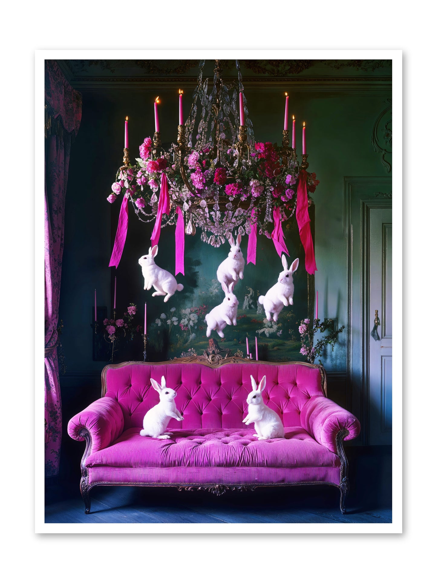 Tales From Looking Glass -- Loose Canvas Print 36x48