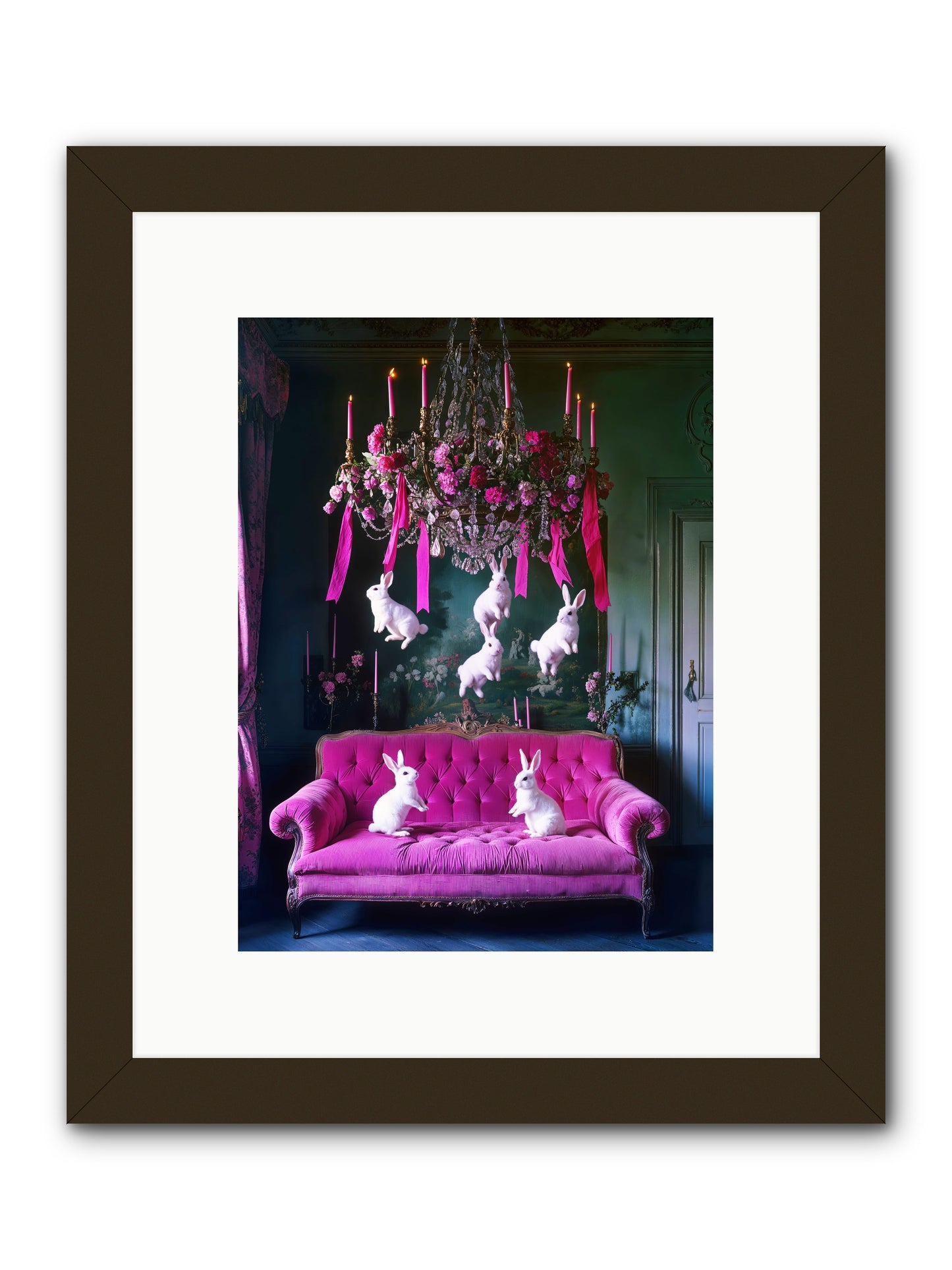 Tales From Looking Glass -- Framed Print - Black 9x12