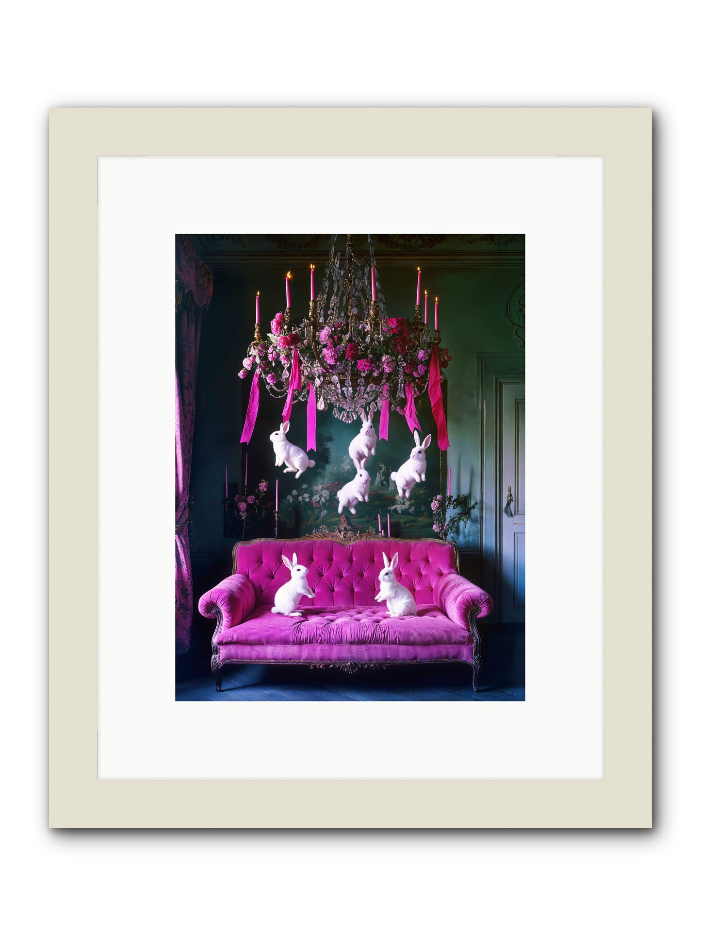 Tales From Looking Glass -- Framed Print - White 9x12