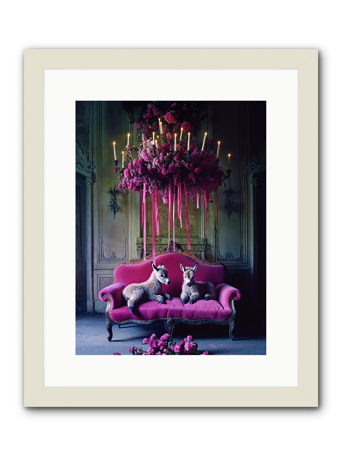 Tales From Paradise -- Framed Print - White 12x16
