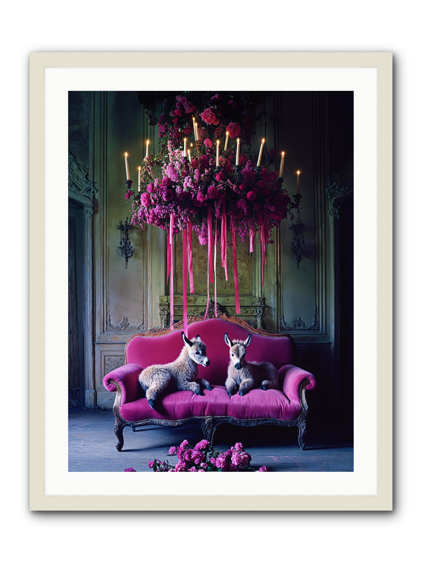Tales From Paradise -- Framed Print - White 24x32