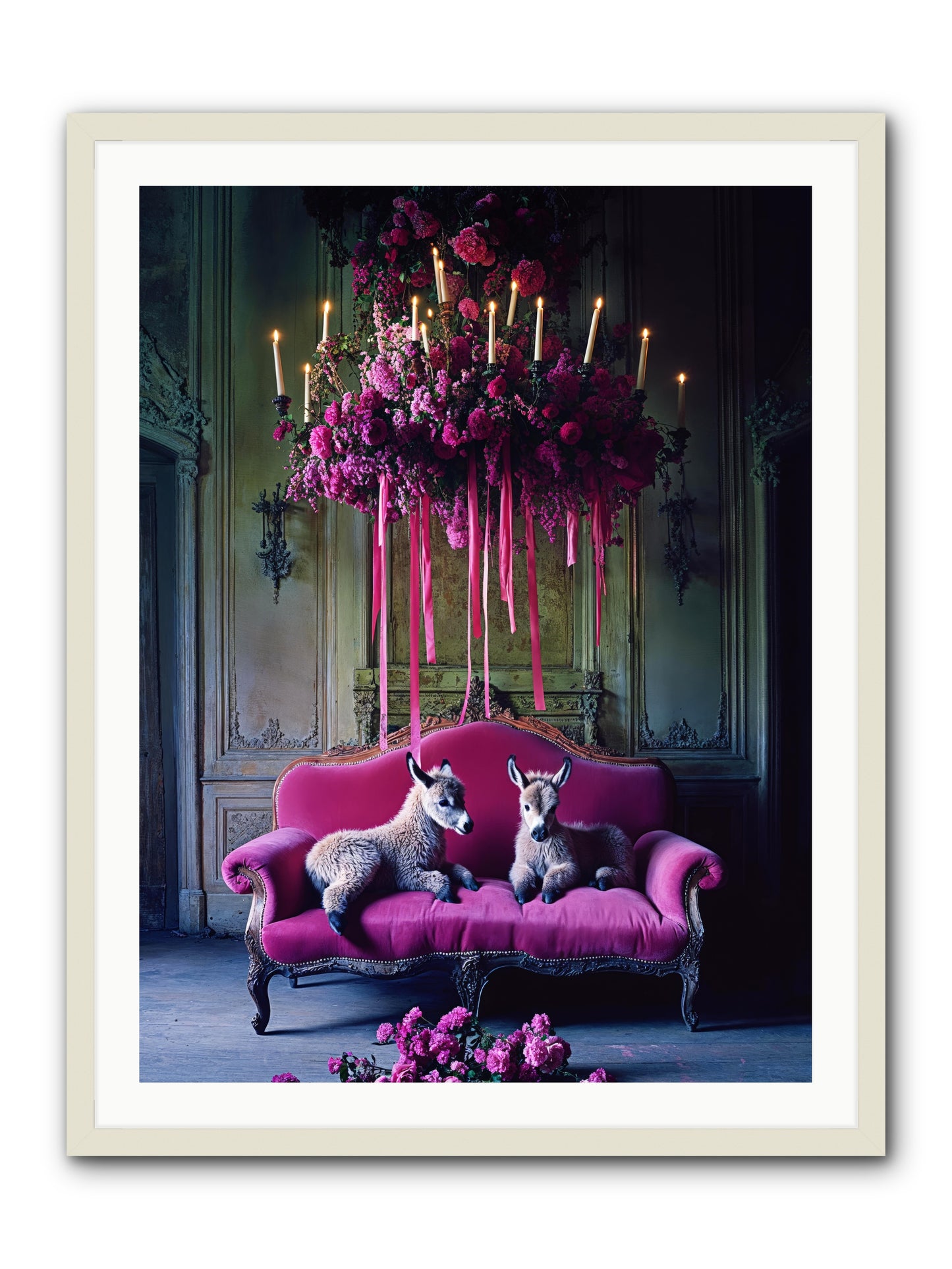 Tales From Paradise -- Framed Print - White 30x40