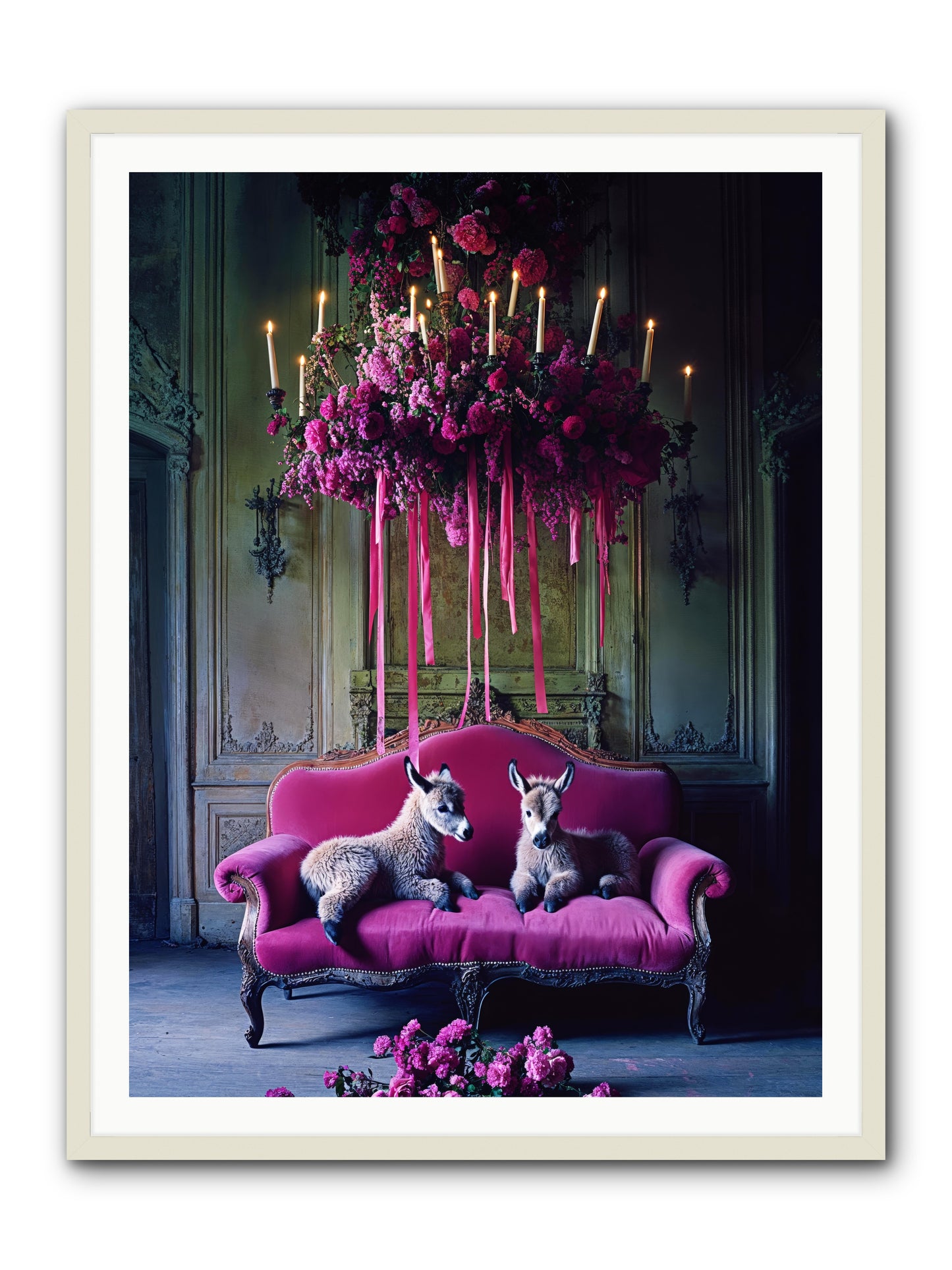 Tales From Paradise -- Framed Print - White 36x48