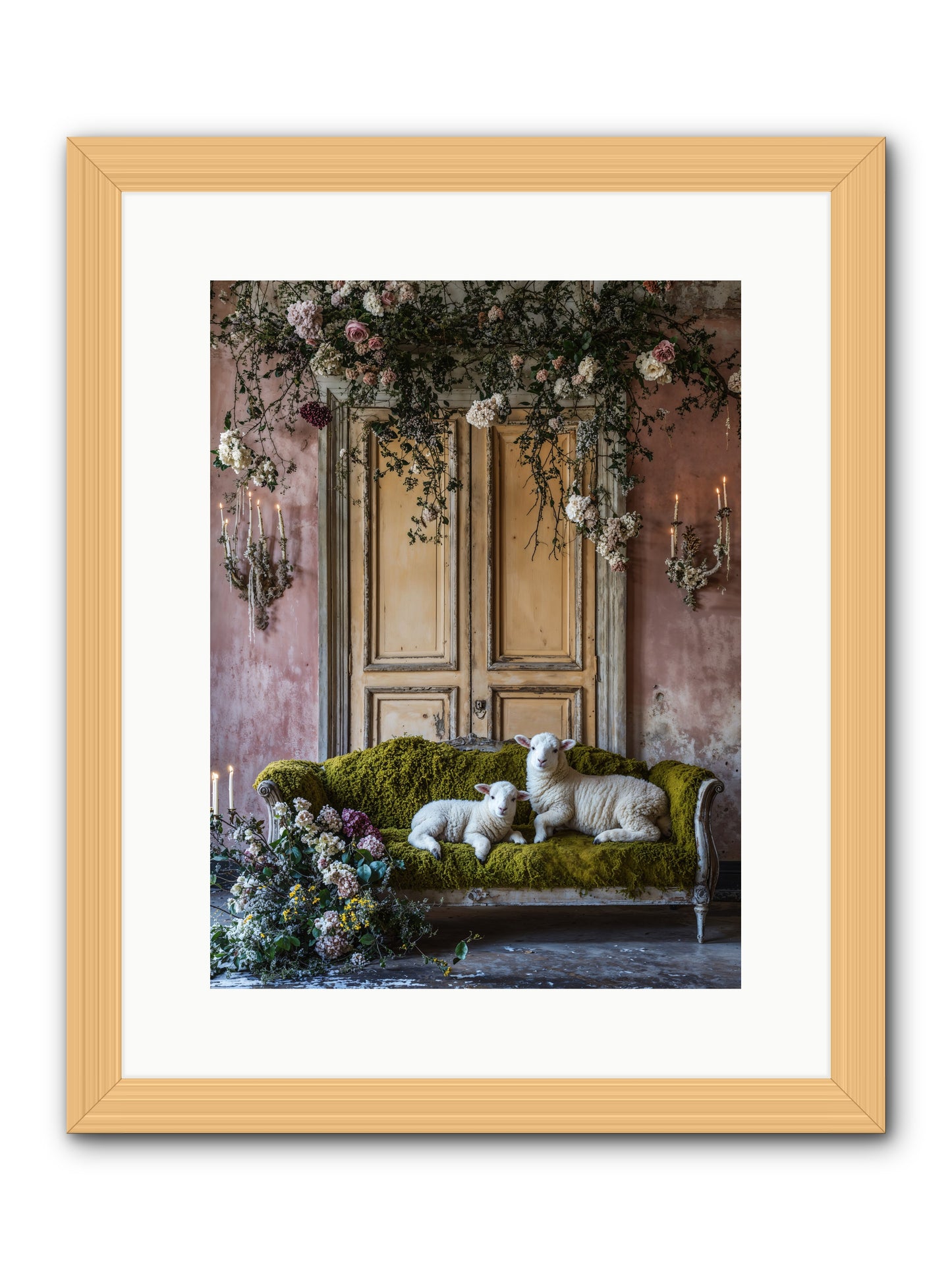Tales From Velvet fields -- Framed Print - Natural 12x16