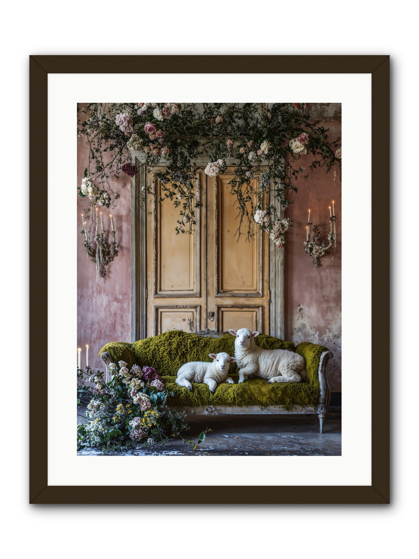 Tales From Velvet fields -- Framed Print - Black 18x24