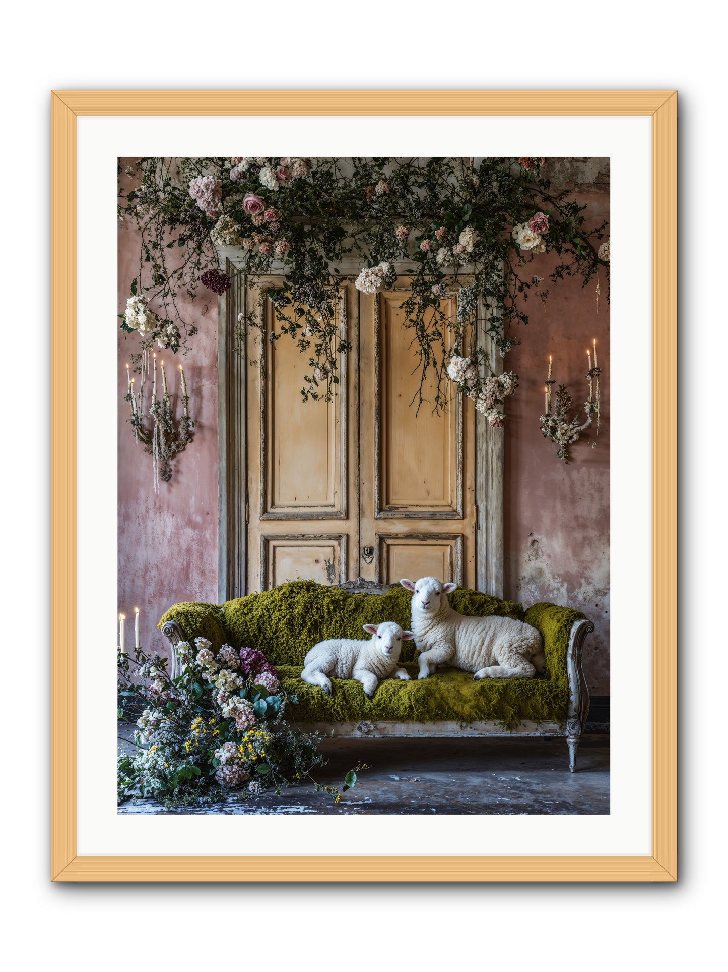 Tales From Velvet fields -- Framed Print - Natural 24x32