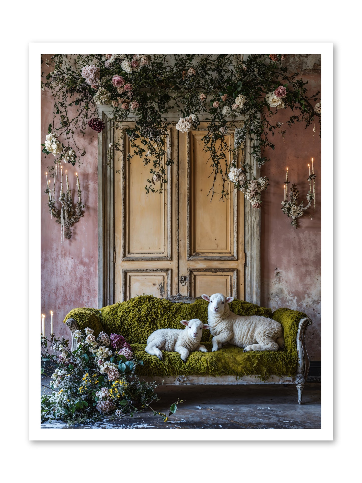 Tales From Velvet fields -- Loose Canvas Print 24x32