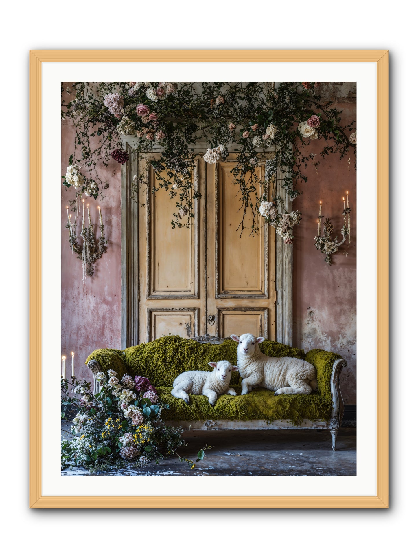 Tales From Velvet fields -- Framed Print - Natural 30x40
