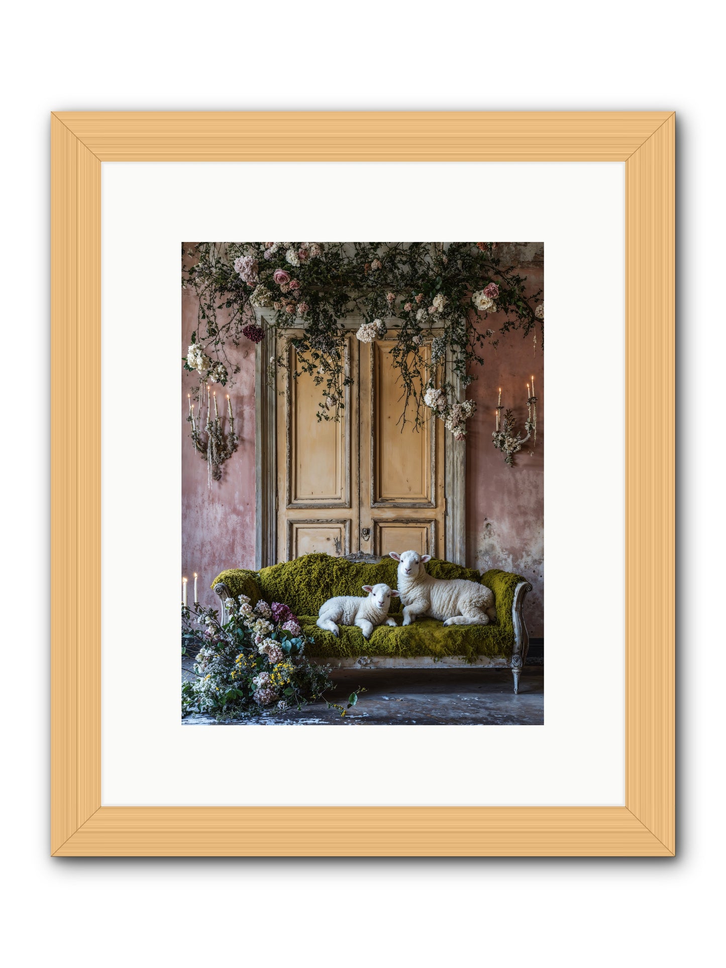 Tales From Velvet fields -- Framed Print - Natural 9x12