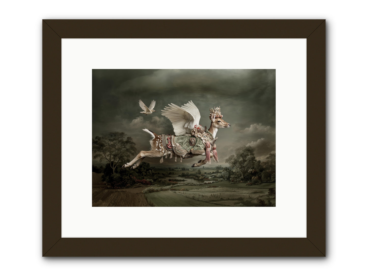 Tales from the Golden Acres -- Framed Print - Black 12x9
