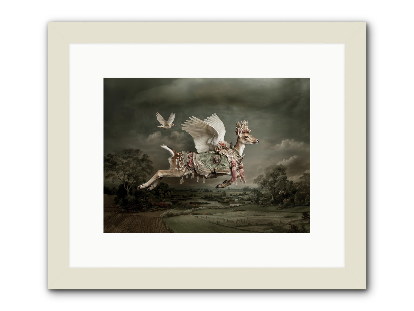 Tales from the Golden Acres -- Framed Print - White 12x9