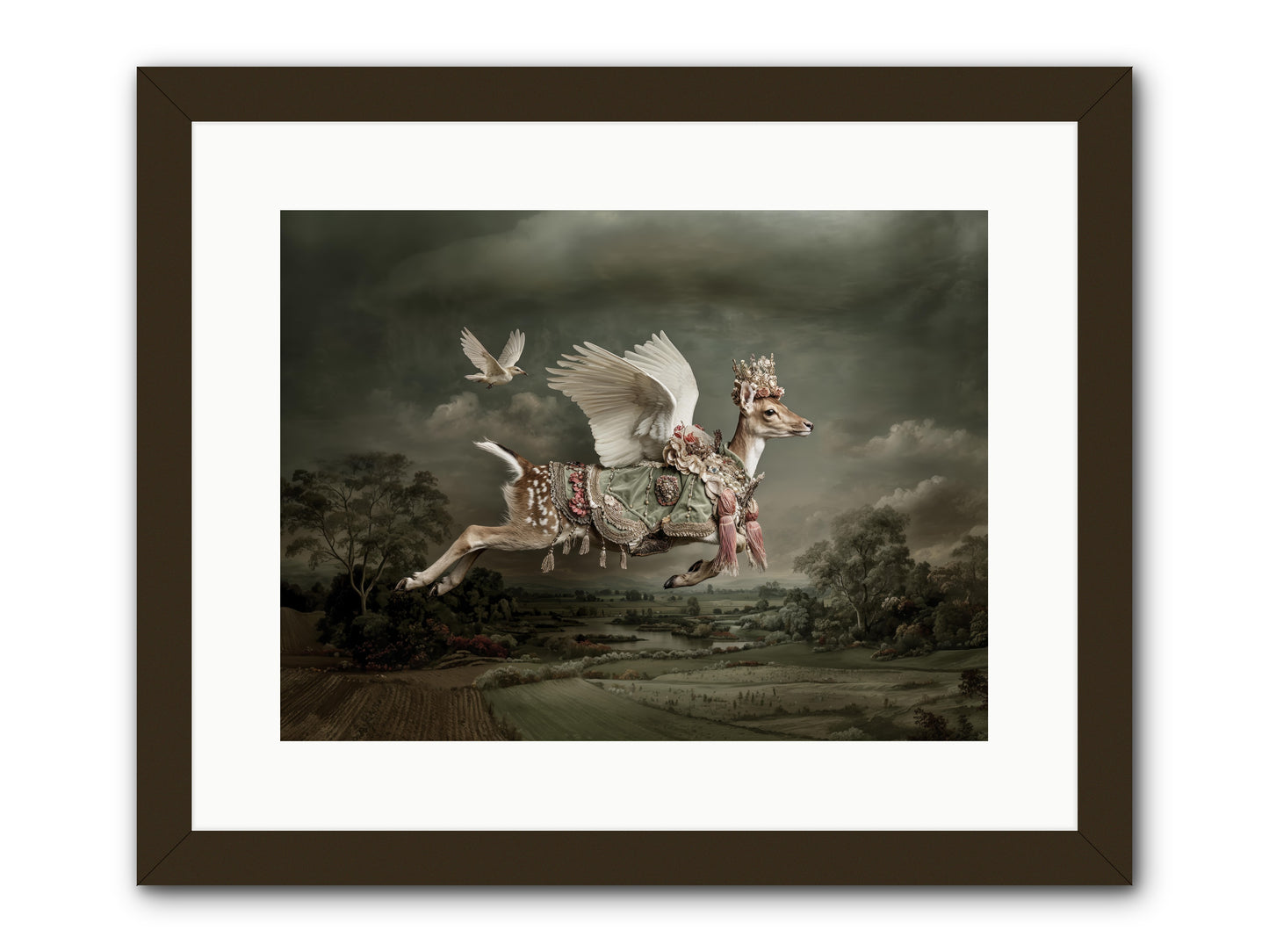 Tales from the Golden Acres -- Framed Print - Black 16x12