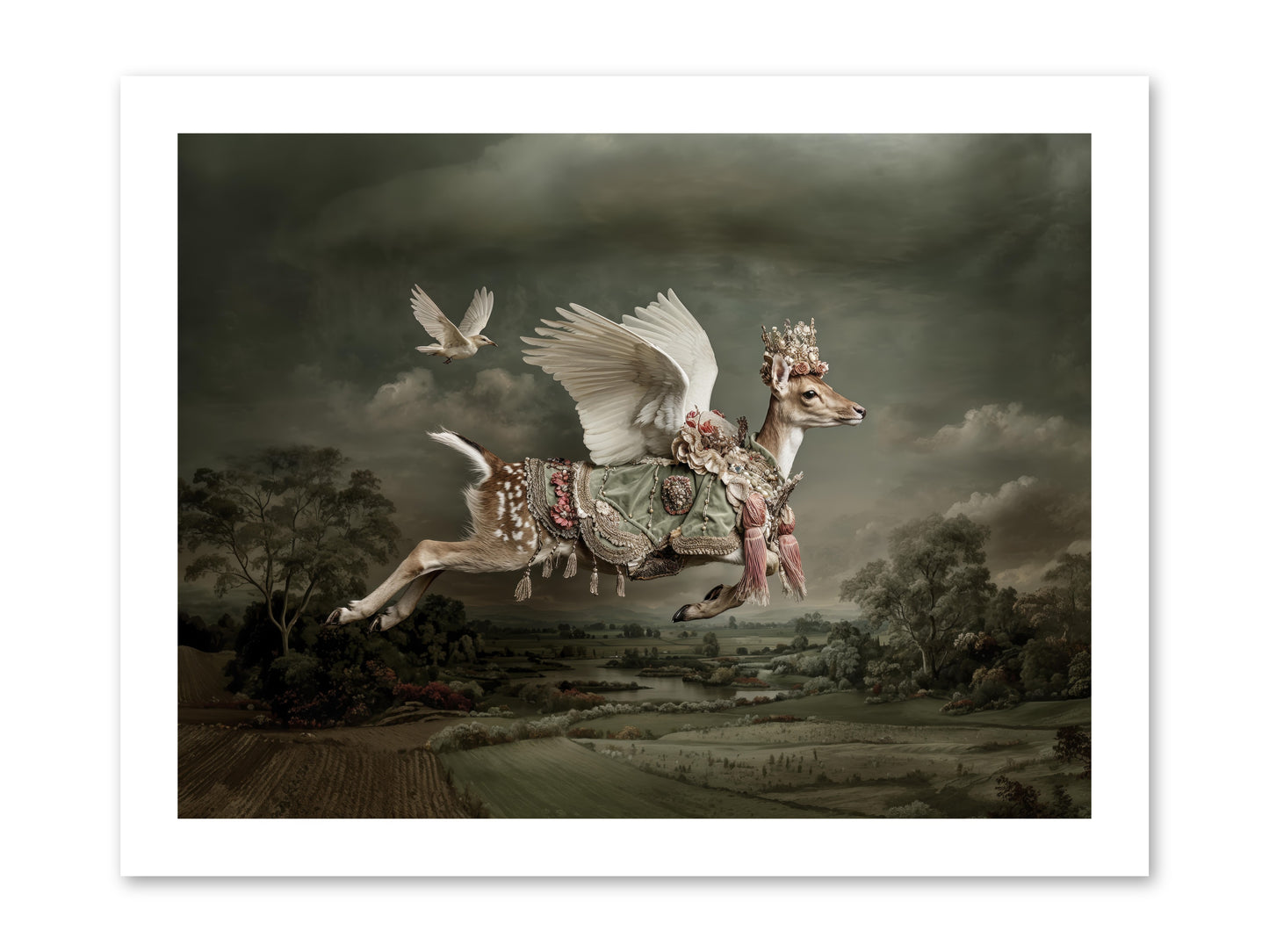 Tales from the Golden Acres -- Loose Canvas Print 16x12