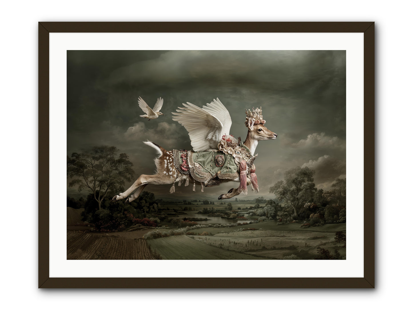 Tales from the Golden Acres -- Framed Print - Black 32x24