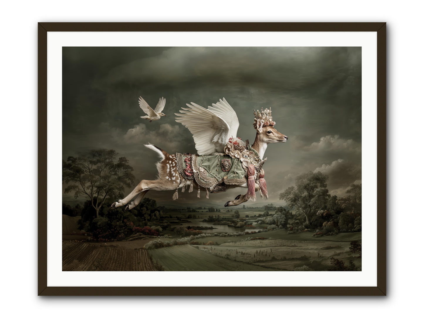 Tales from the Golden Acres -- Framed Print - Black 40x30